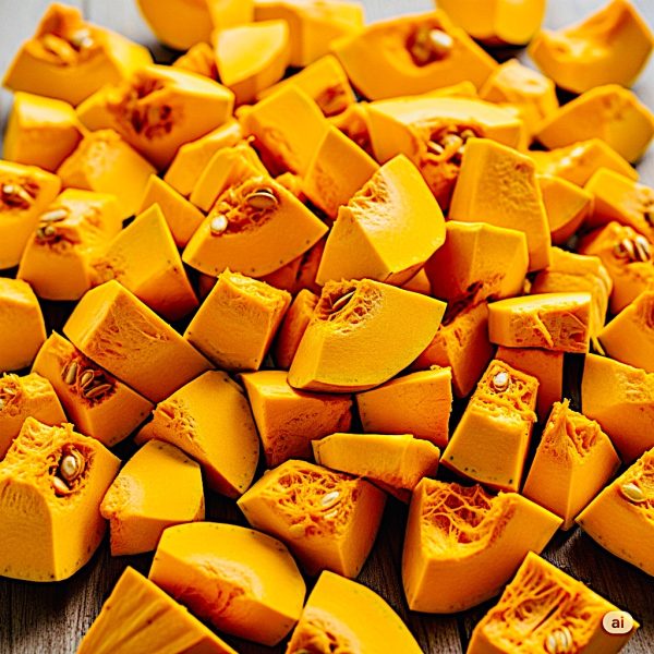 Freshly Cut Sweet Pumpkin -500g - Image 2