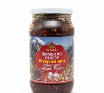NMU Timmur Ko Chhop – Szechuan Pepper Pickle 480ml | Authentic Nepali Pickle | Spicy & Aromatic | Halal & Vegetarian | Made for Japan