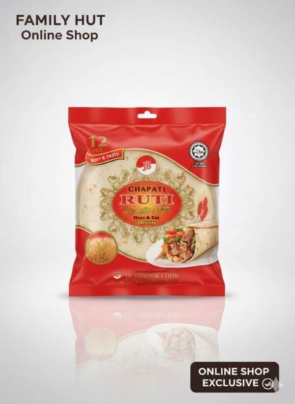 Soft & Delicious Halal Chapati Ruti-12pcs |Family Hut-halal food