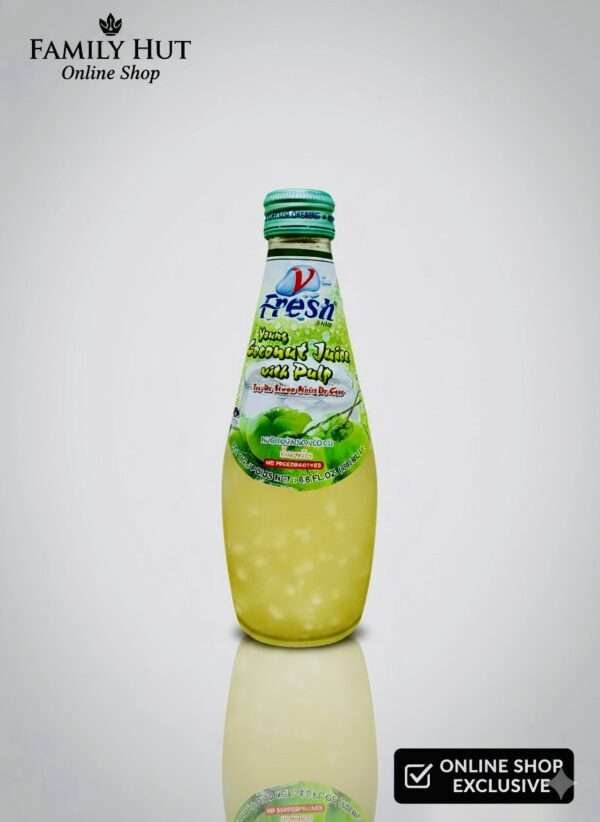 V Fresh Young Coconut Juice with Pulp (490ml)