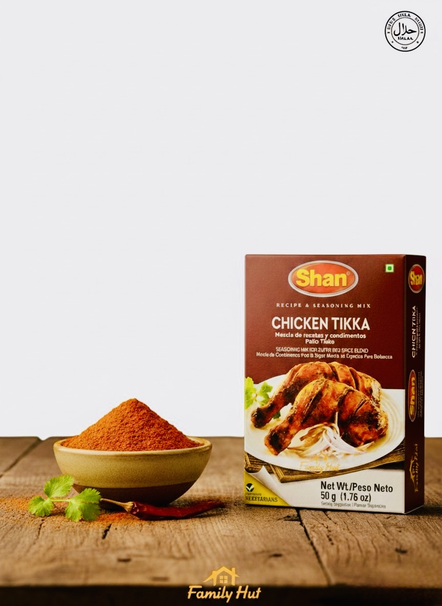 Shan Chicken Tikka Masala Mix (50g) – Authentic BBQ Spice Blend