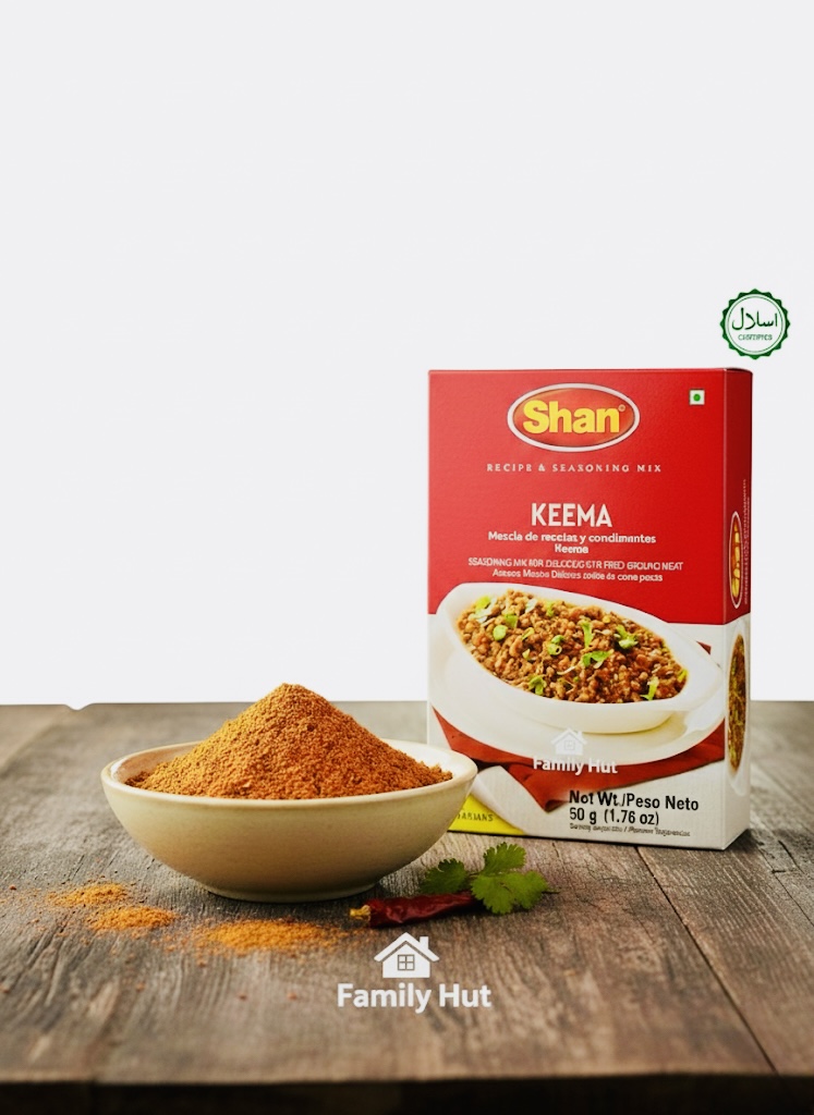 Shan Keema Recipe & Seasoning Mix (シャン キーマ マサラ) – Family Hut Halal Food Store