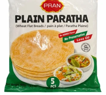 PRAN Plain Paratha 5 pcs (400g) – Frozen Wheat Flatbread