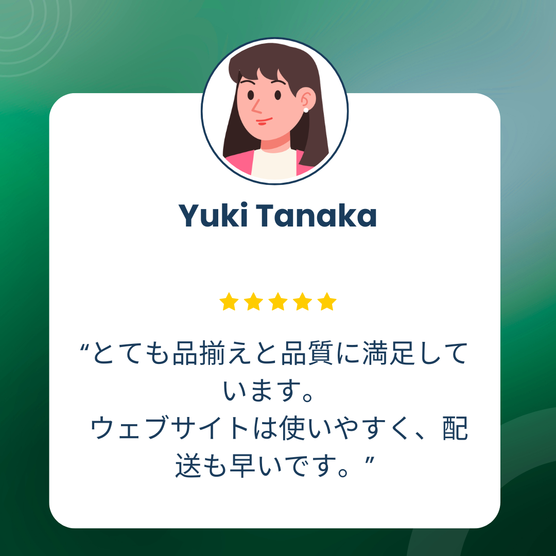 Blue and White Simple Review Facebook Post (1)