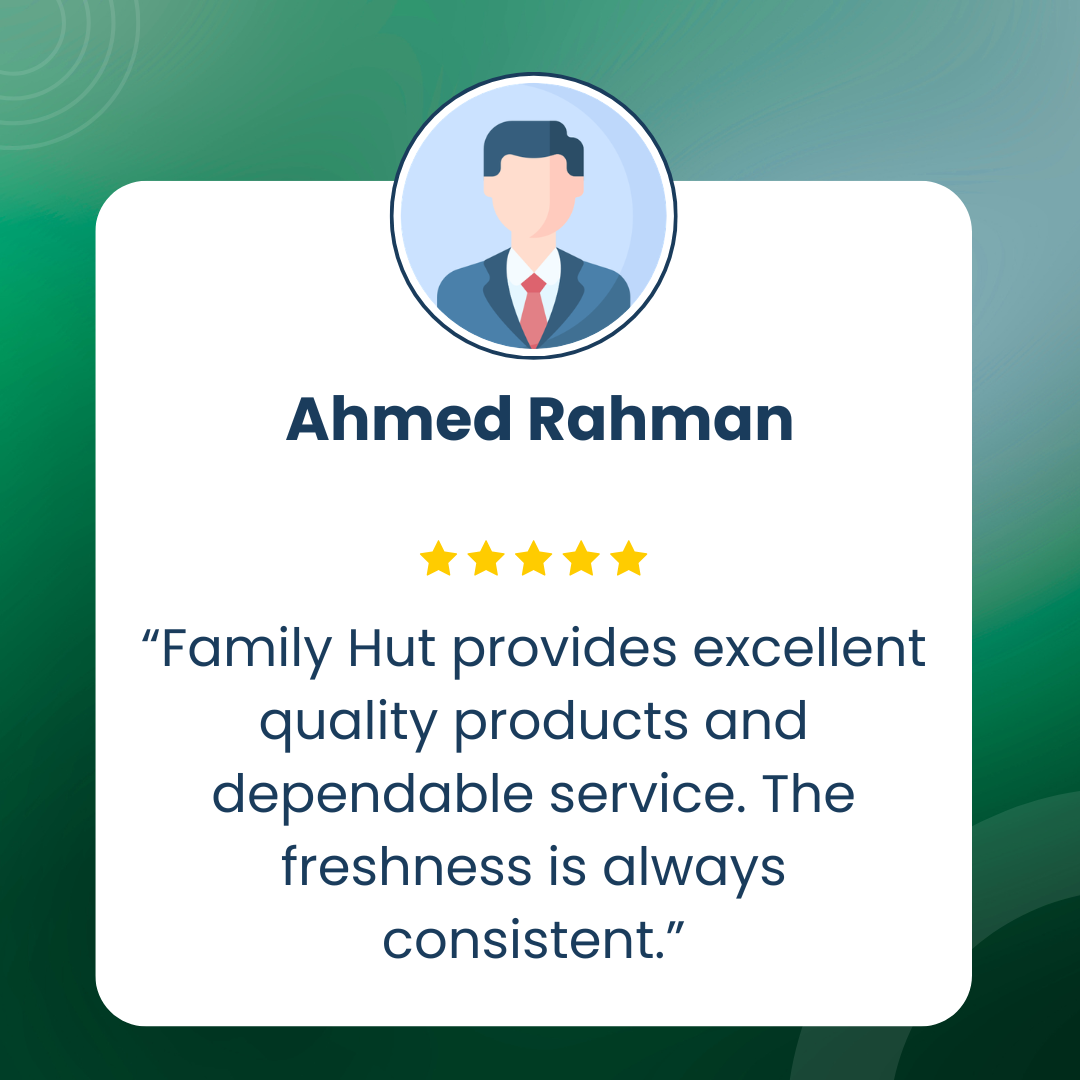 Blue and White Simple Review Facebook Post (2)