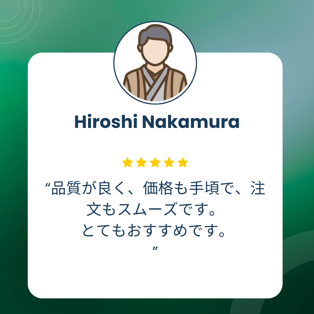 Blue and White Simple Review Facebook Post (3)