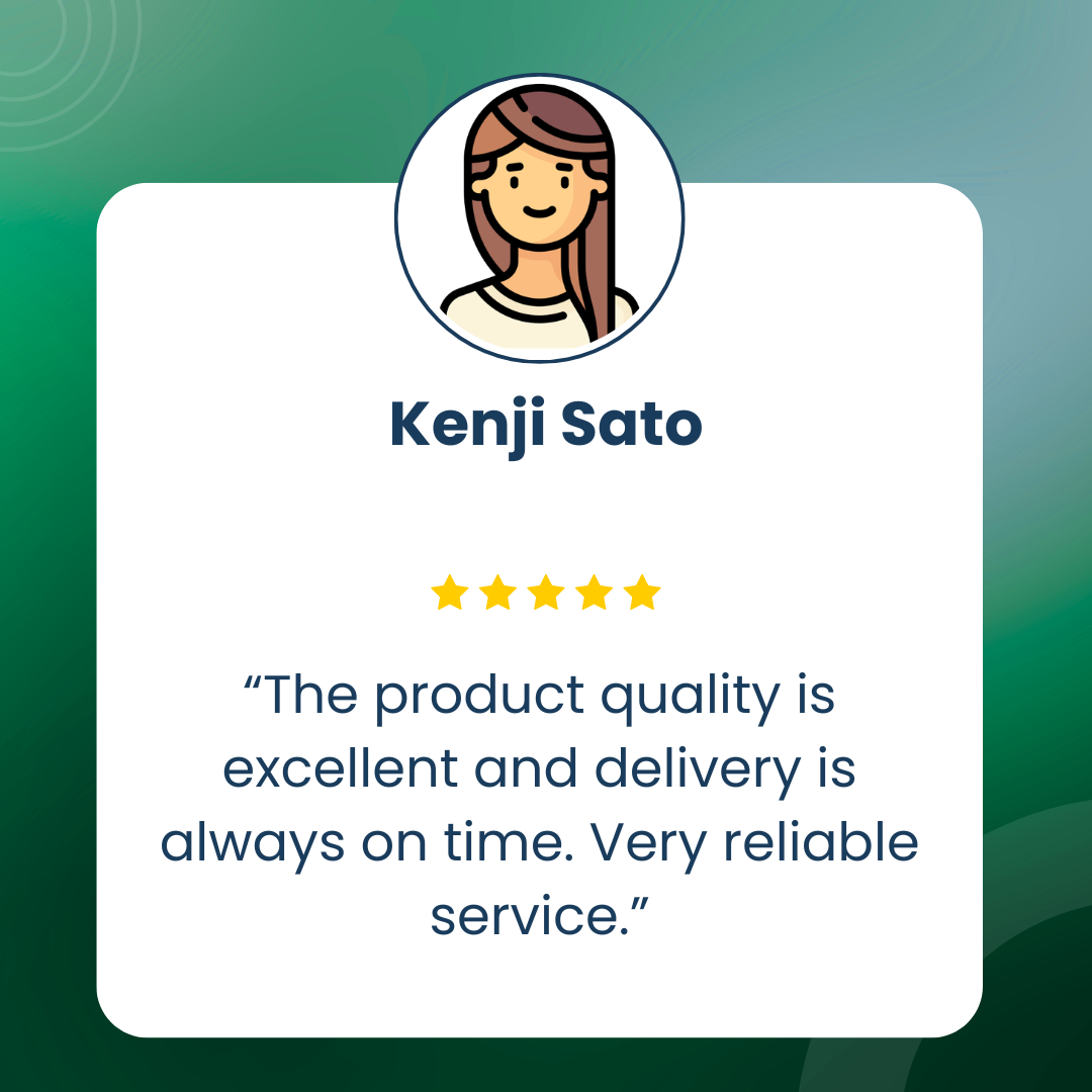 Blue and White Simple Review Facebook Post