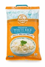 Ambika Premium White Rice 5KG – Long Grain | Soft, Fluffy & Aromatic Rice-halal food