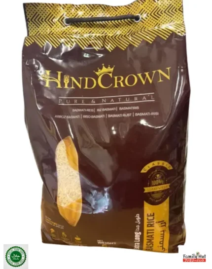 HindCrown Pure and Natural Classic Basmati Rice