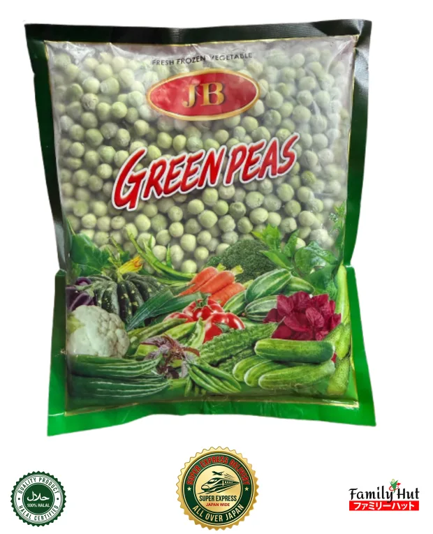 JB Green Peas Fresh Frozen Vegetable 400g Hala JB Green Peas Fresh Frozen Vegetable 400g Hala