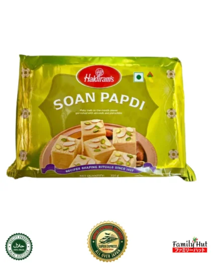 Haldiram's Soan Papdi 250g - Flaky Indian Sweet Dessert