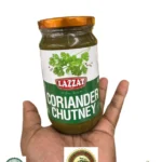 Lazzat Coriander Chutney - Authentic Indian Condiment