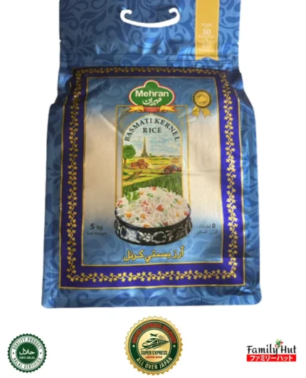 Mehran Basmati Kernel Rice 5kg - Premium Long Grain Rice