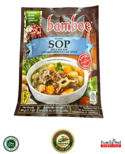Bamboe Bumbu Sop Spice Mix Chicken Beef Oxtail Soup 49g